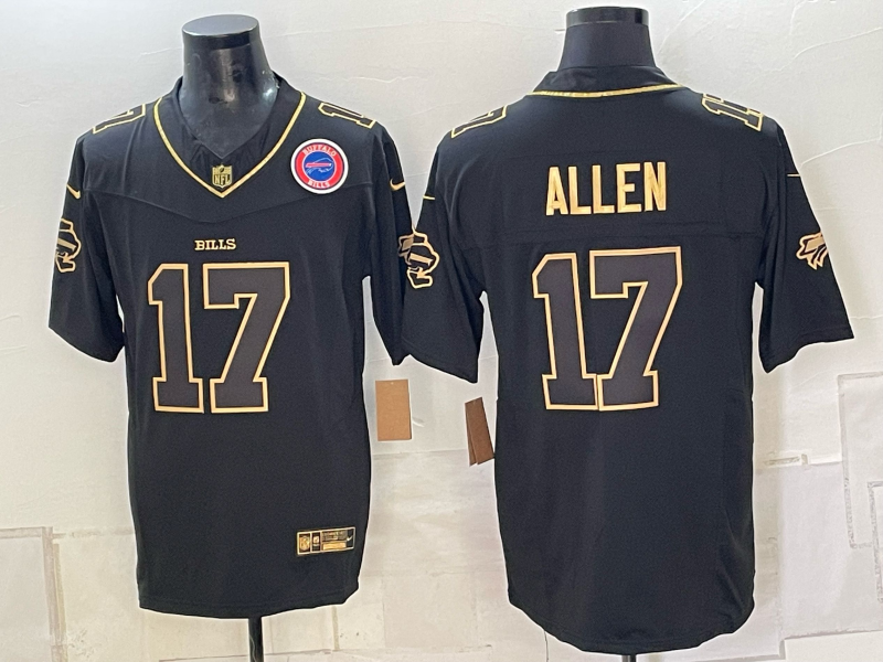 Men 2026 Buffalo Bills #17 Allen black Nike Limited NFL Jersey 091207